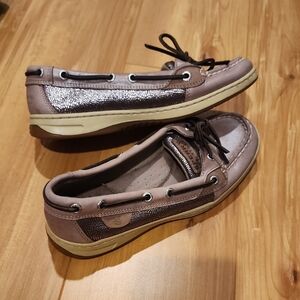 Sperry Women's Metallic Brown Boat Shoes